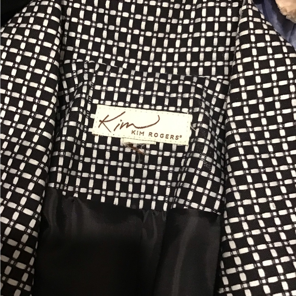 KimRogers Black and White Jacket - Picture 2 of 2